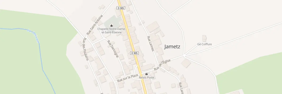 Plan du 15 Grande Rue à Jametz