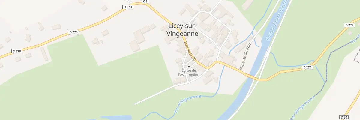 Plan du 2 Rue de la Vingeanne à Licey-sur-Vingeanne