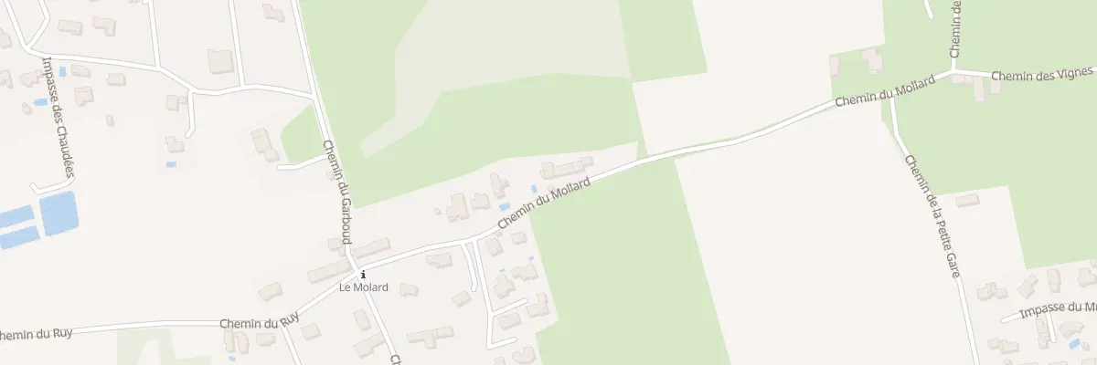 Plan du 378 Che du Mollard à Bévenais
