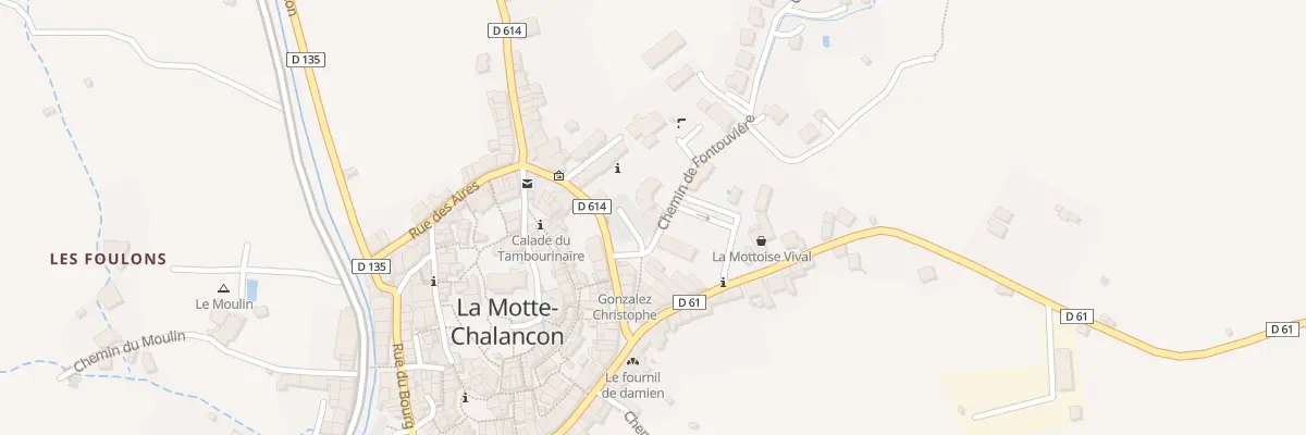 Plan du 5047 Le Village à La Motte-Chalancon