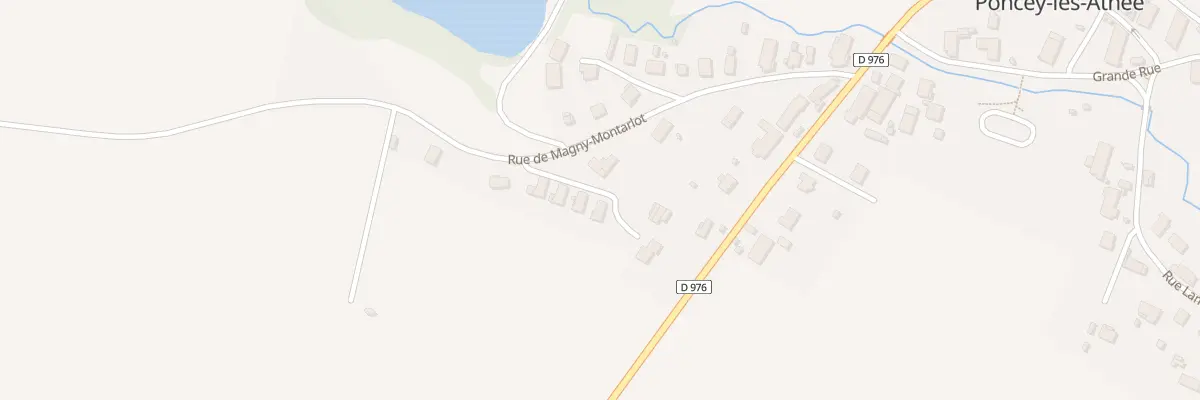 Plan du 5D Rte de Magny-Montarlot à Poncey-lès-Athée