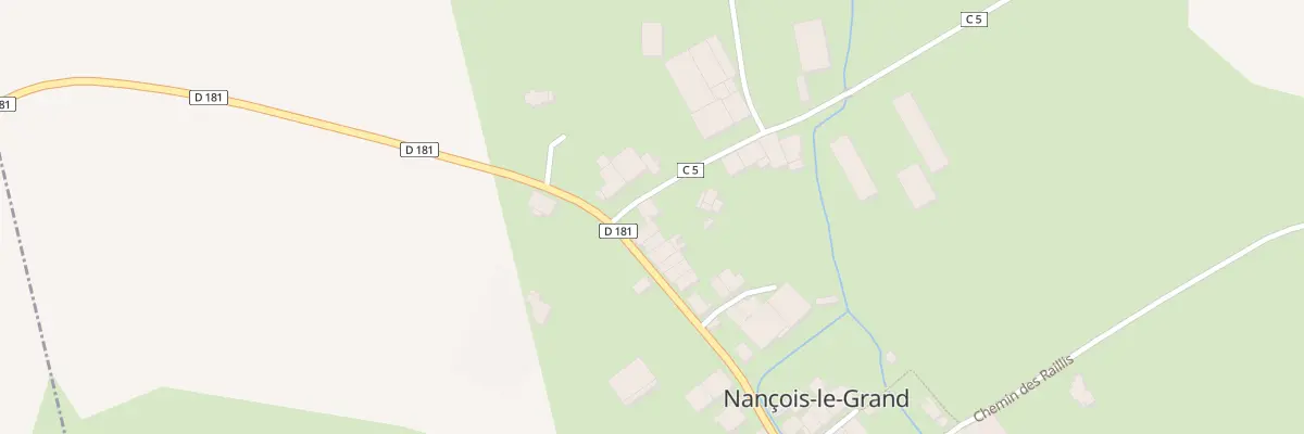 Plan du 1 Gr Grande Rue à Nançois-le-Grand