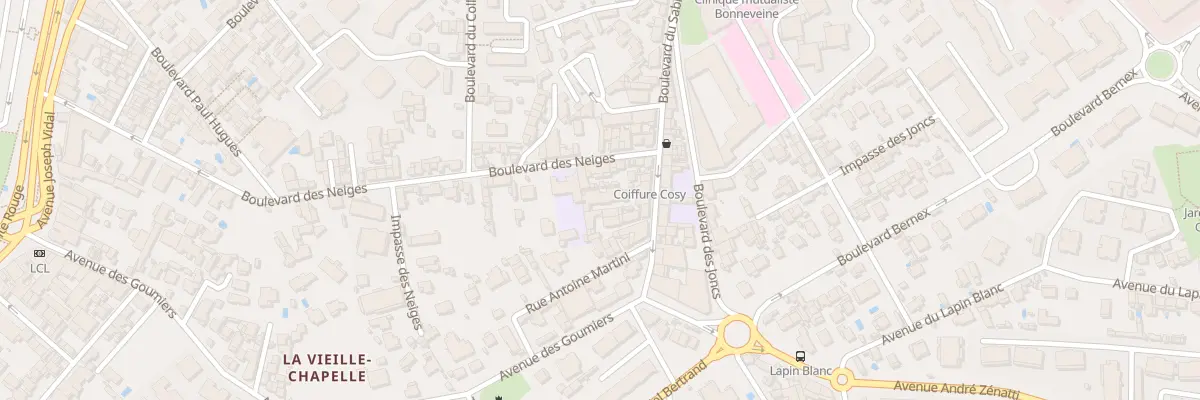 Plan du 138 Bd du Sablier à Marseille 8e Arrondissement