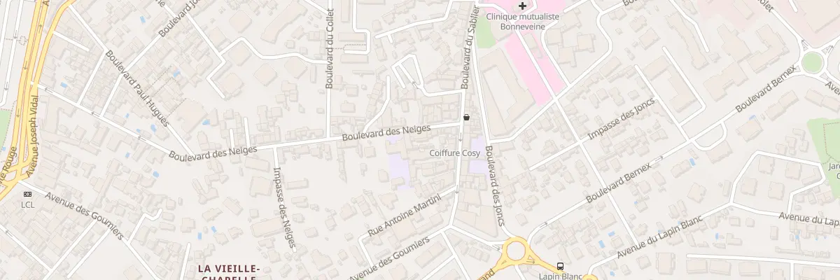 Plan du 11 Bd des Neiges à Marseille 8e Arrondissement