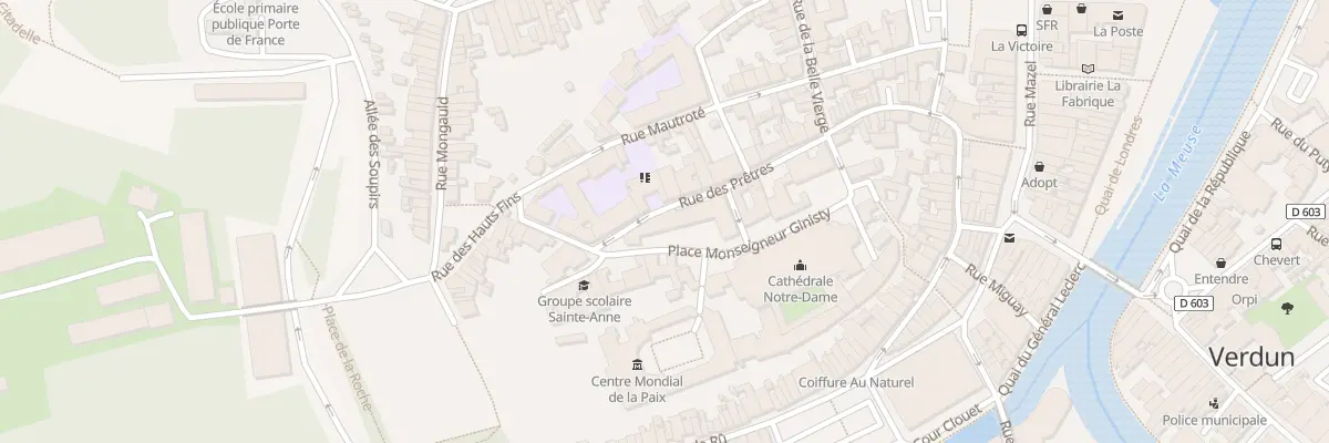 Plan du 11 Rue des Prêtres à Verdun