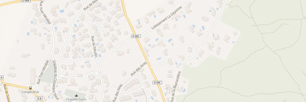 Plan du 6758 Mouliere et Gayonne à Cabriès