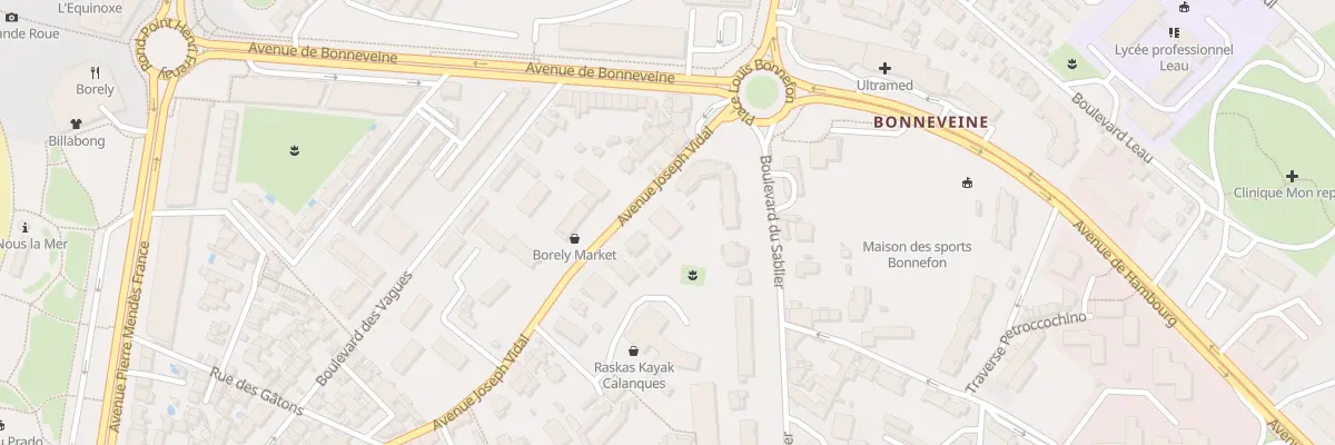 Plan du 31 Av Joseph Vidal à Marseille 8e Arrondissement