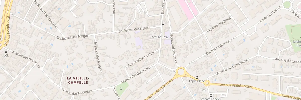 Plan du 4 Rue antoine martini à Marseille 8e Arrondissement