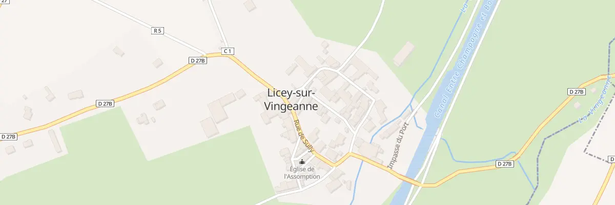 Plan du 1 Rle de la Mairie à Licey-sur-Vingeanne