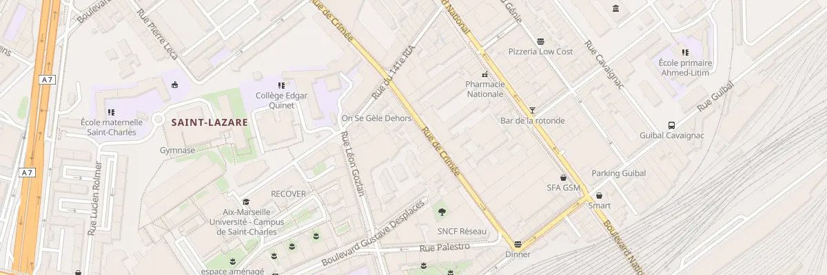 Plan du 41 Rue de crimee à Marseille 3e Arrondissement