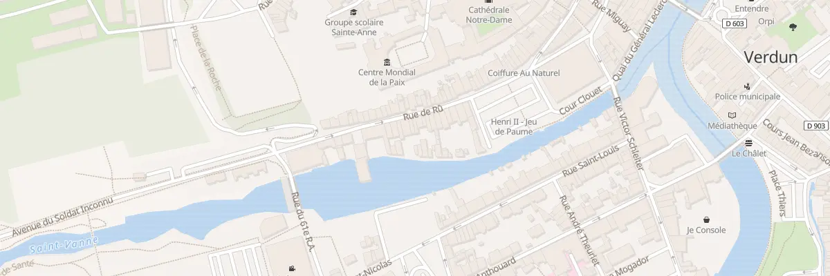 Plan du 24 Rue de Ru à Verdun