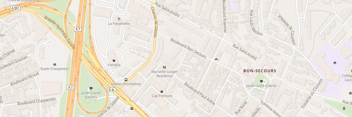 Plan du 4 Tra de l’Huilerie Nouvelle à Marseille 14e Arrondissement