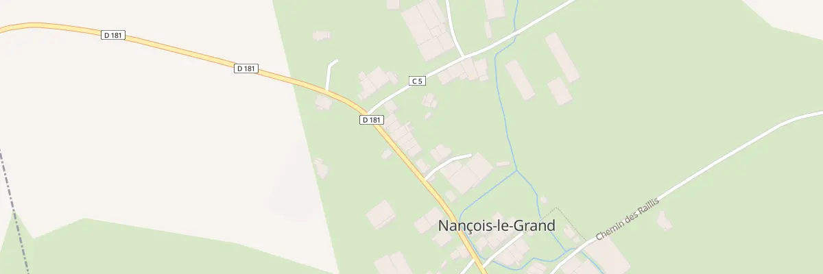 Plan du 7 Gr Grande Rue à Nançois-le-Grand