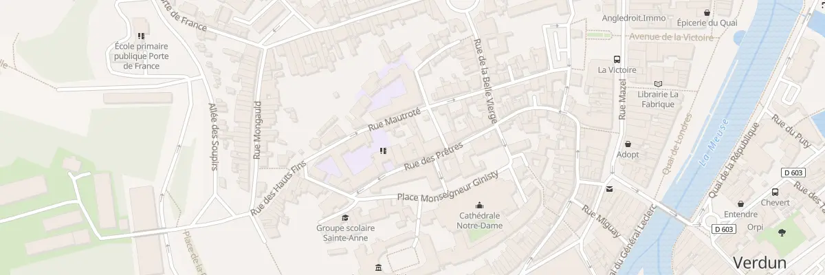 Plan du 14 Rue des Prêtres à Verdun