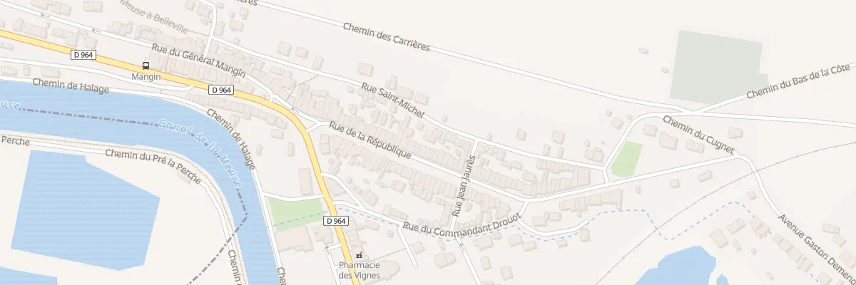 Plan du 37 Rue de la République à Belleville-sur-Meuse