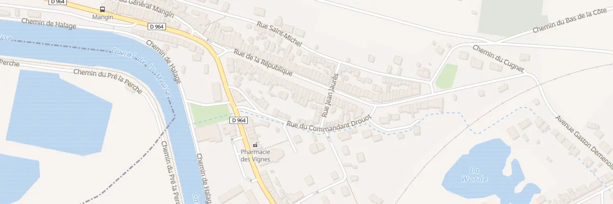 Plan du 42 Rue de la République à Belleville-sur-Meuse