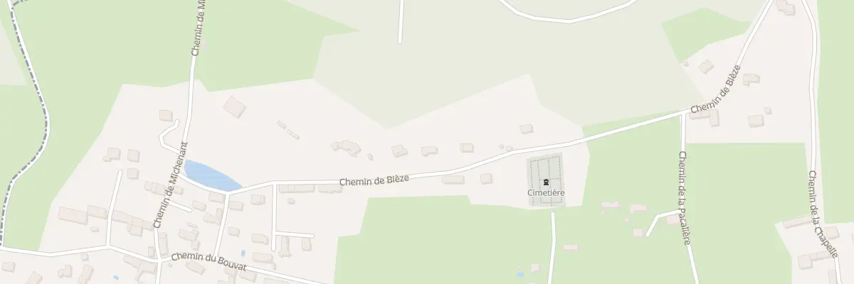 Plan du 305 Che de Bièze à Bévenais