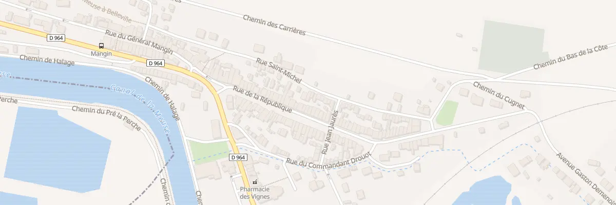 Plan du 39 Rue de la République à Belleville-sur-Meuse