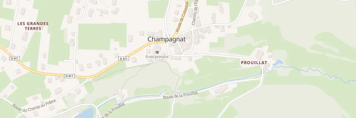 Plan du 5212 Rte de la Prouillat à Champagnat