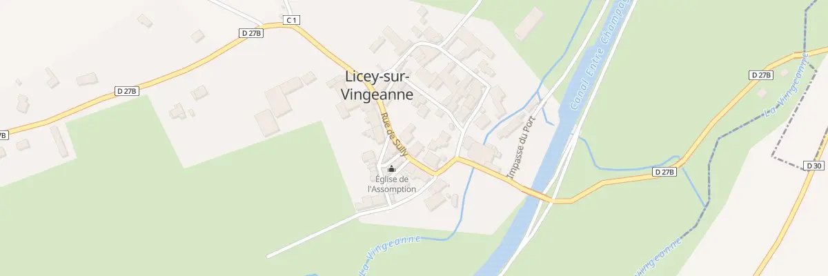 Plan du 4 Rue Sully à Licey-sur-Vingeanne