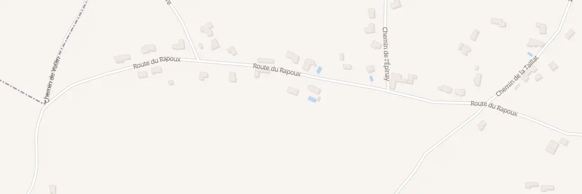 Plan du 131 Rte du Rapoux à Torchefelon