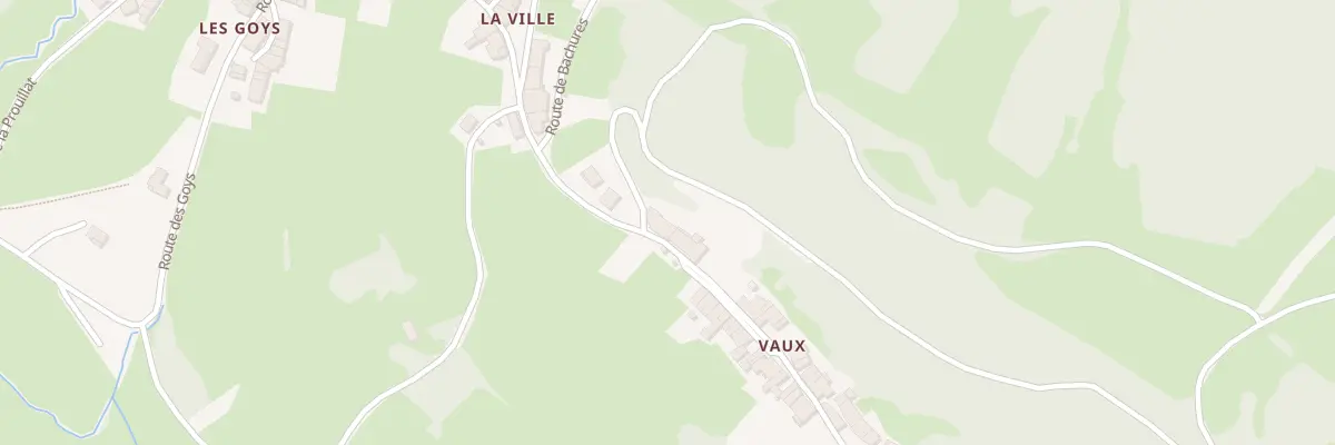 Plan du 115 Rte de Vaux à Champagnat