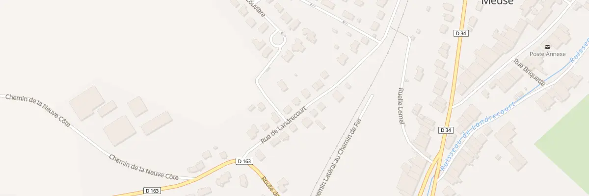 Plan du 10 Rue de Landrecourt à Dugny-sur-Meuse