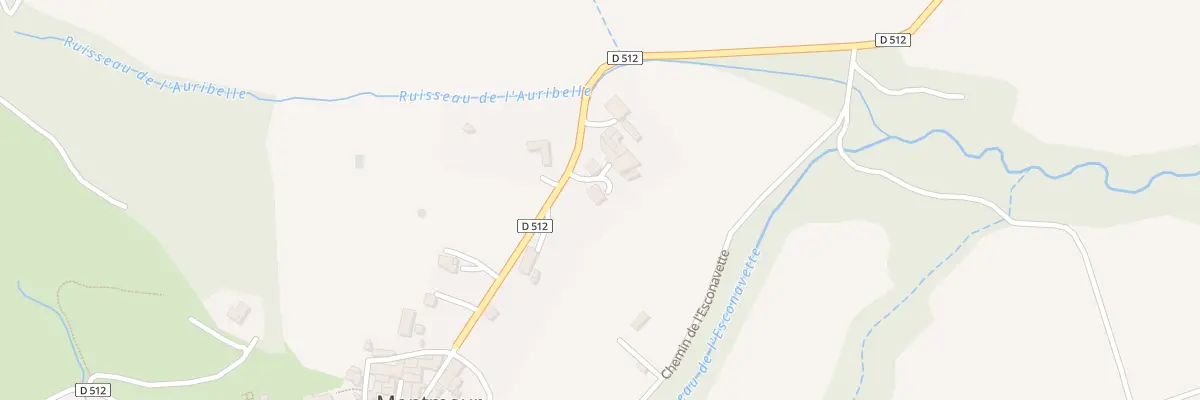 Plan du 309 Rte de l’Auribelle à Montmaur-en-Diois