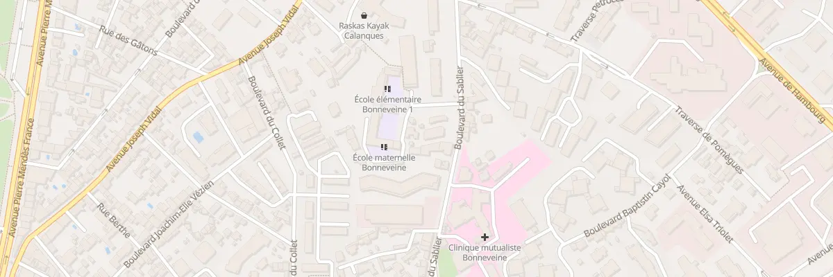 Plan du 64 Bd du Sablier à Marseille 8e Arrondissement