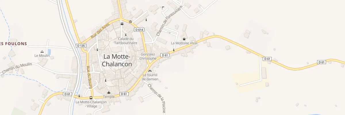 Plan du 5085 Le Village à La Motte-Chalancon