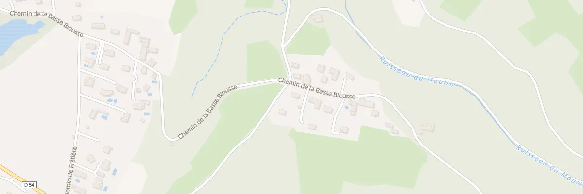 Plan du 748 Che de la Basse Biousse à Saint-Chef