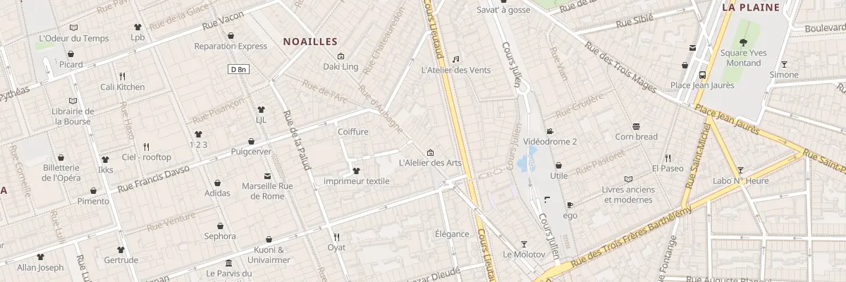Plan du 79 Rue d’aubagne à Marseille 1er Arrondissement