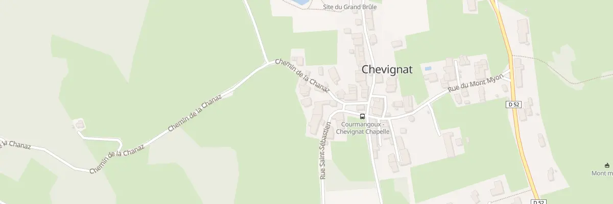 Plan du 709 Che de la Chanaz à Courmangoux
