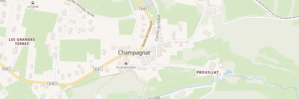 Plan du 20 Rte de la Croix d’Arignat à Champagnat