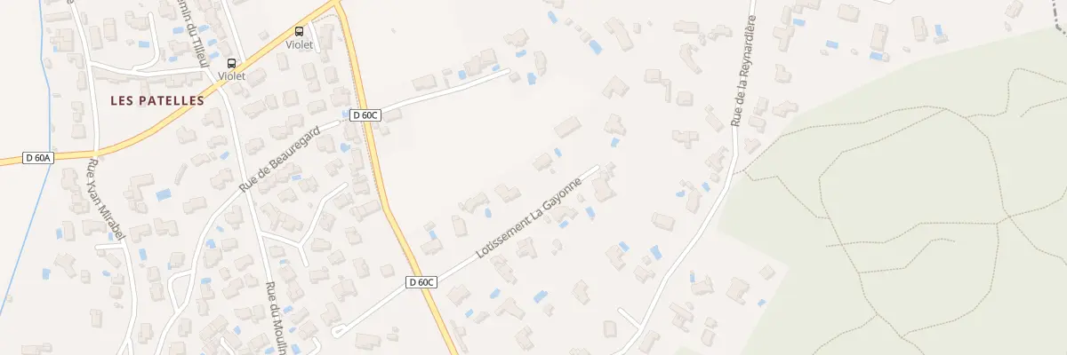 Plan du 5203 Mouliere et Gayonne à Cabriès