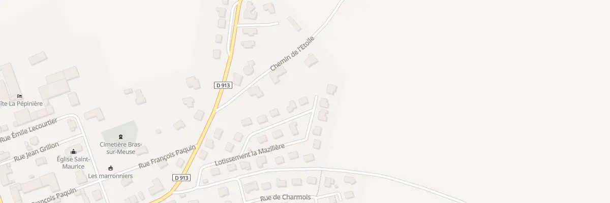 Plan du 10 Vc Lot La Maziliere à Bras-sur-Meuse