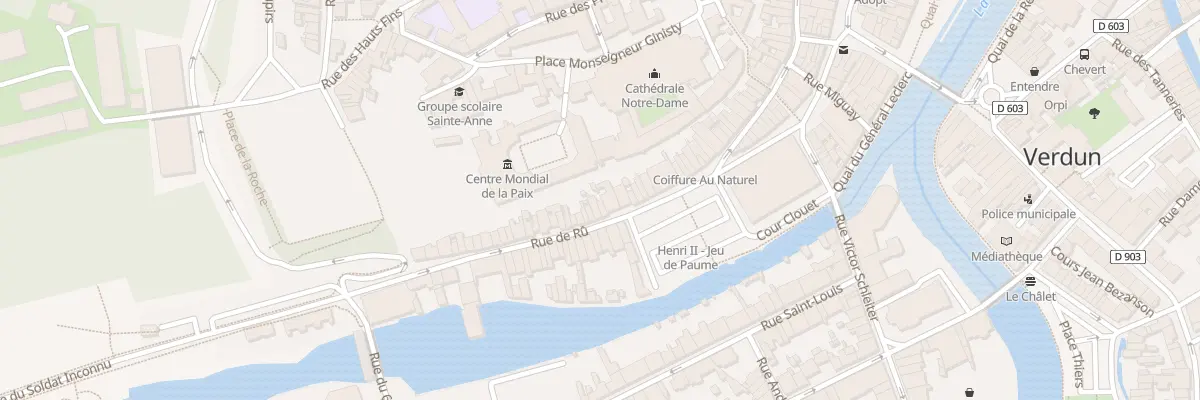 Plan du 53 Rue de Ru à Verdun