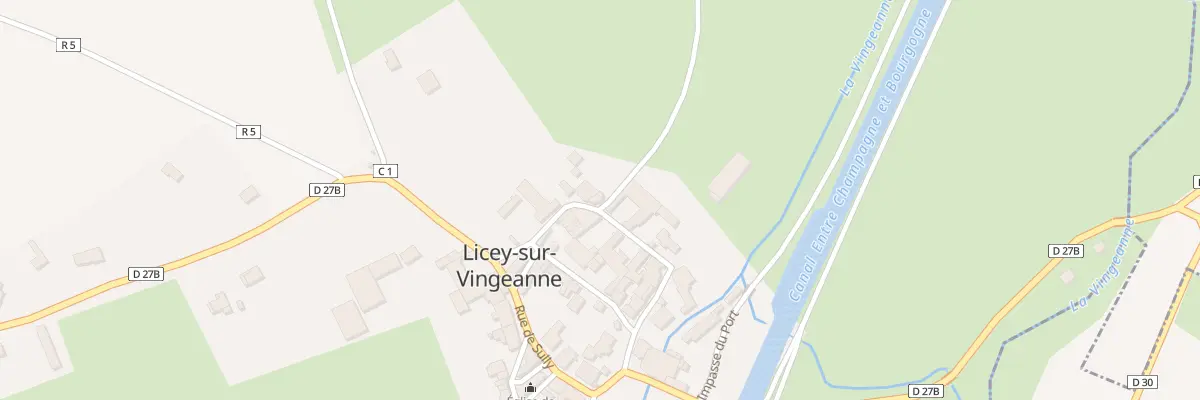 Plan du 7 Rue Saint-Hubert à Licey-sur-Vingeanne