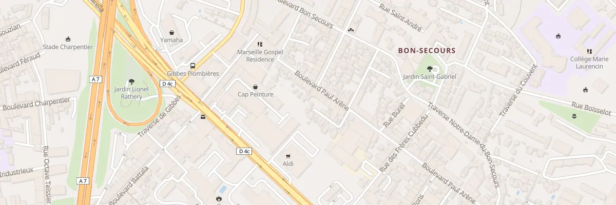 Plan du 73 Bd Paul Arene à Marseille 14e Arrondissement