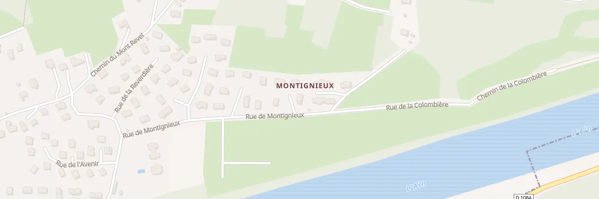 Plan du 265 Rue de Montignieux à Neuville-sur-Ain