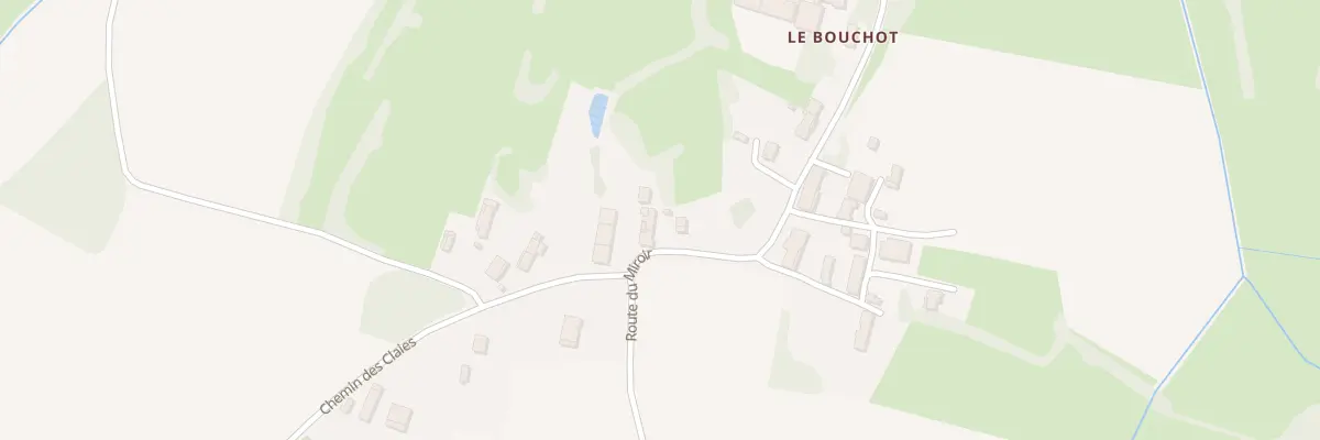 Plan du 16 Rte de le Miroir à Flacey-en-Bresse