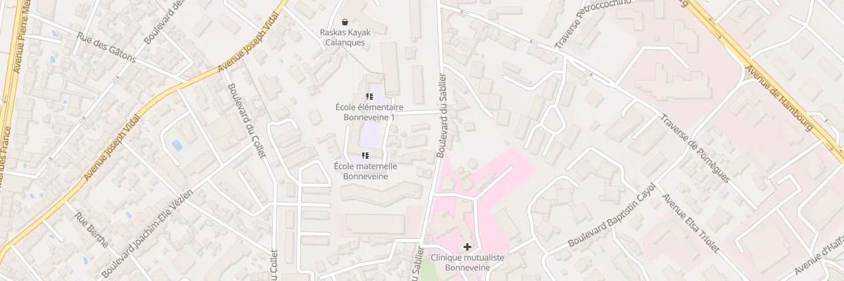 Plan du 62 Bd du Sablier à Marseille 8e Arrondissement