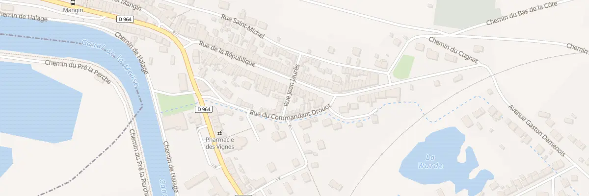 Plan du 52 Rue de la République à Belleville-sur-Meuse