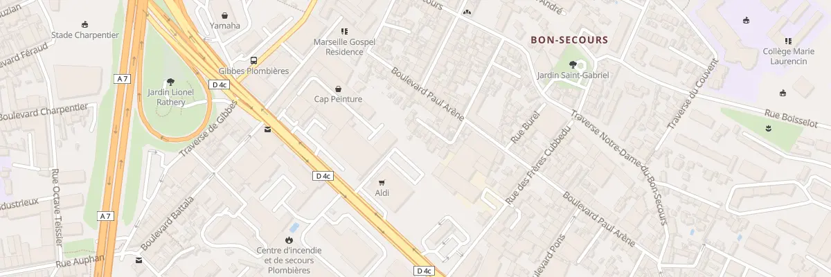 Plan du 6 Imp Fernand Guigou à Marseille 14e Arrondissement