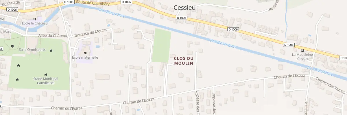 Plan du 49 Che de l’Extraz à Cessieu