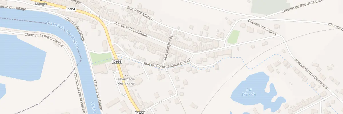Plan du 54 Rue de la République à Belleville-sur-Meuse