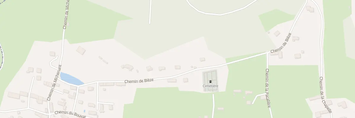 Plan du 415 Che de Bièze à Bévenais