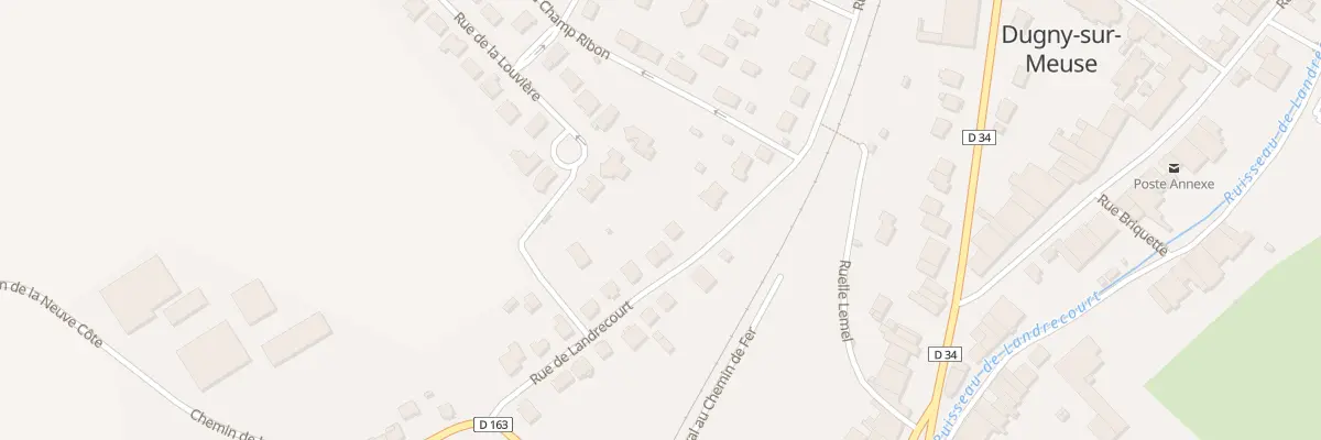 Plan du 18 Rue de Landrecourt à Dugny-sur-Meuse