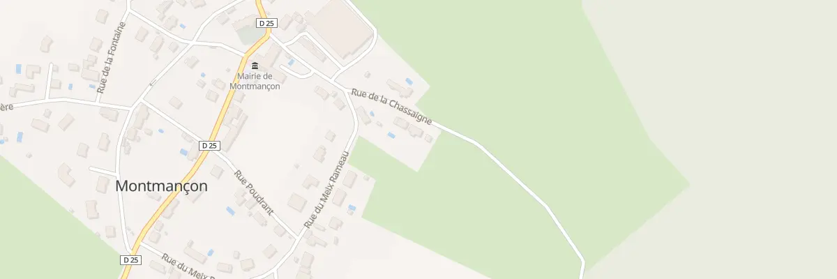 Plan du 4 Rue de la Chassaigne à Montmançon