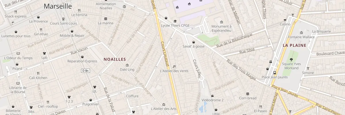 Plan du 11 Crs Lieutaud à Marseille 6e Arrondissement